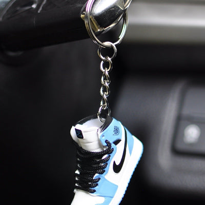 3D Sneaker Keychain AJ1 UNC