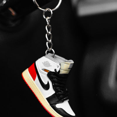 3D Sneaker Keychain AJ1 Union Black Toe