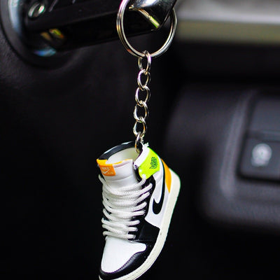 3D Sneaker Keychain AJ1 Volt Gold