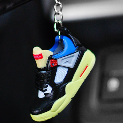 3D Sneaker Keychain AJ4 Union Off Noir