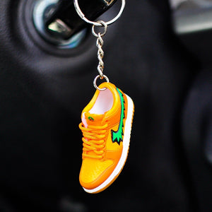 3D Sneaker Keychain SB Dunk Grateful Dead Orange