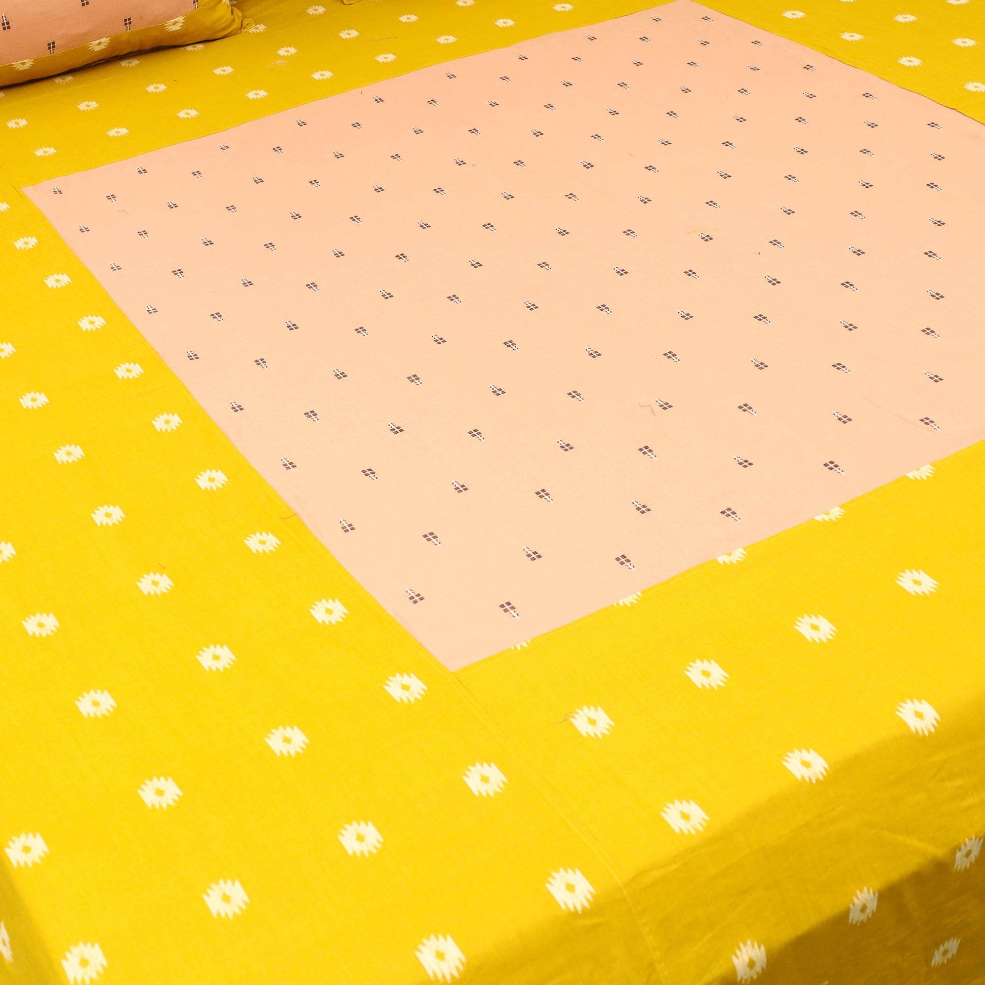 Patchwork Cotton Double Jacquard Bedsheet Set 09