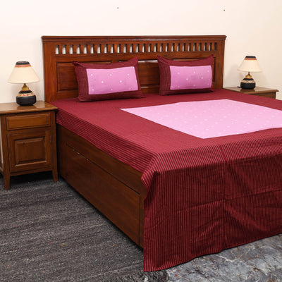 Patchwork Cotton Double Jacquard Bedsheet Set 19