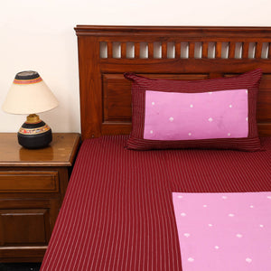 Patchwork Cotton Double Jacquard Bedsheet Set 19
