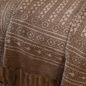 Brown - Jaipur Print Cotton Sofa Throw (88 x 60 in) 17