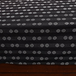 Black - Patchwork Cotton Double Jacquard Bedsheet Set 18