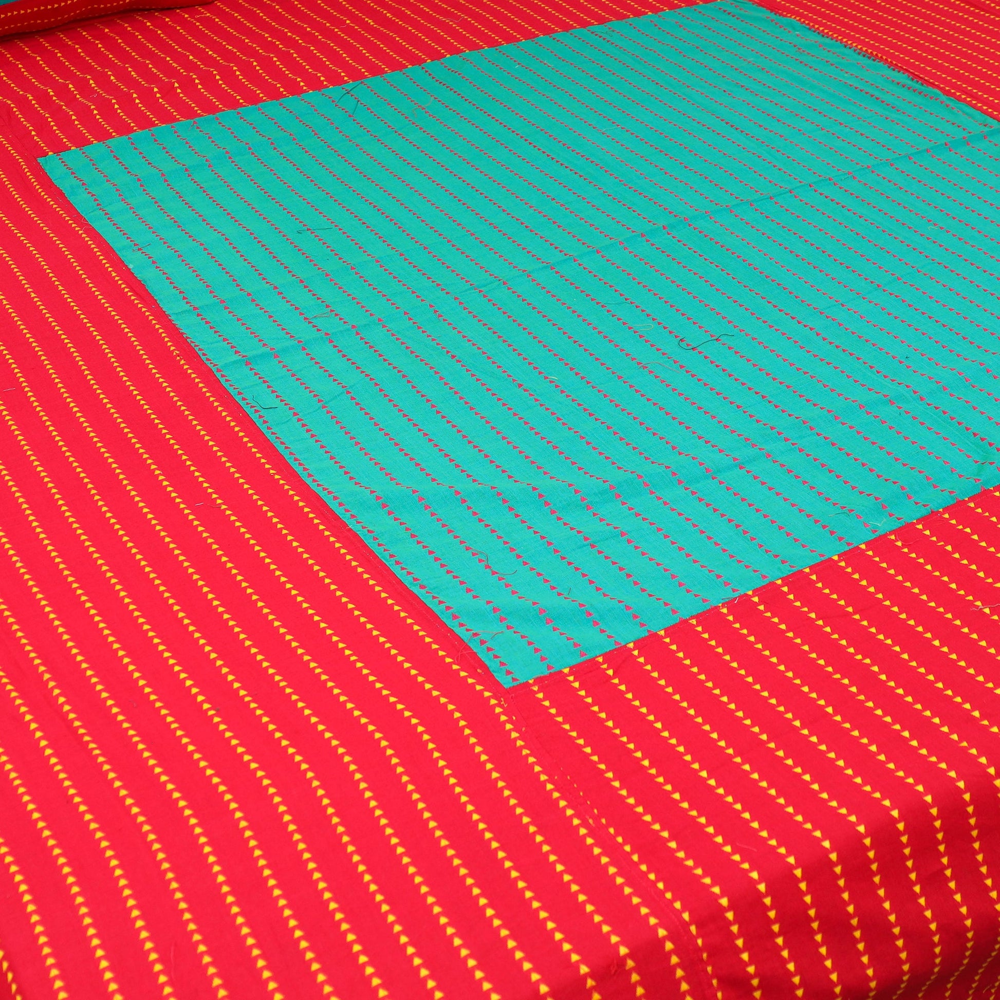 Patchwork Cotton Double Jacquard Bedsheet Set 17