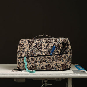 Beige - Handcrafted Cotton Sewing Machine Cover 03