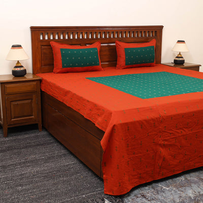 Patchwork Cotton Double Jacquard Bedsheet Set 16