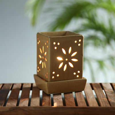 Handcrafted Ceramic Electrical Aroma Diffuser (6 inches)