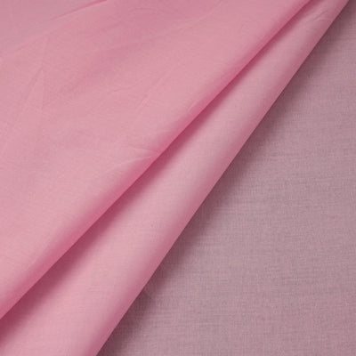 Baby Pink - Prewashed Plain Dyed Pure Cotton Fabric 43