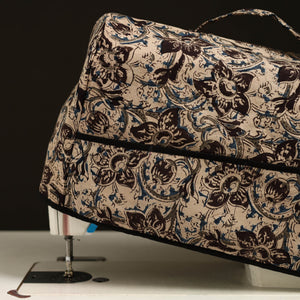 Beige - Handcrafted Cotton Sewing Machine Cover 03