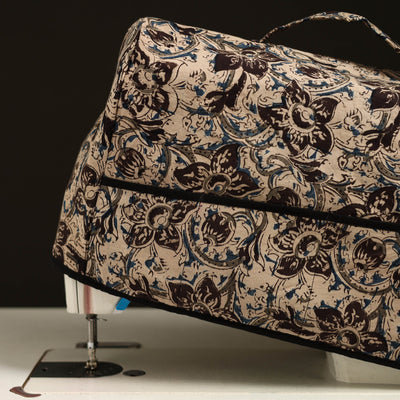 Beige - Handcrafted Cotton Sewing Machine Cover 03