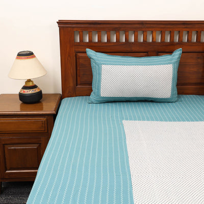 Patchwork Cotton Double Jacquard Bedsheet Set 13