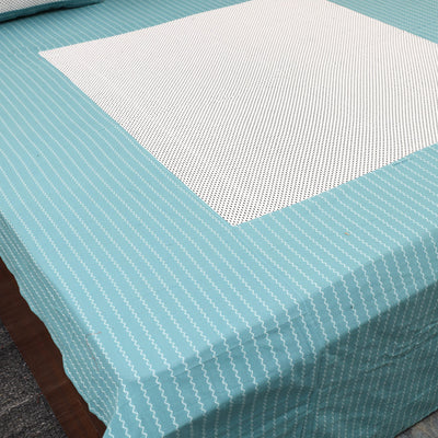 Patchwork Cotton Double Jacquard Bedsheet Set 13