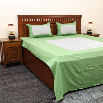 Patchwork Cotton Double Jacquard Bedsheet Set 12