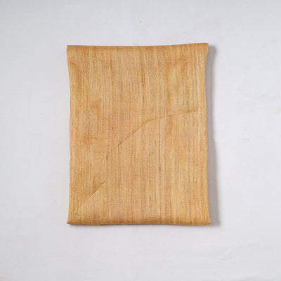 Beige - Vidarbha Tussar Silk Cotton Handloom Precut Fabric (1.9 meter) 48