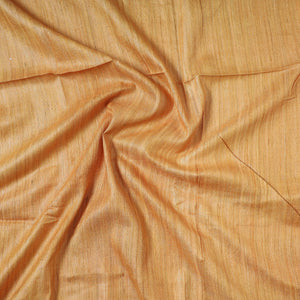 Beige - Vidarbha Tussar Silk Cotton Handloom Precut Fabric (1.9 meter) 48