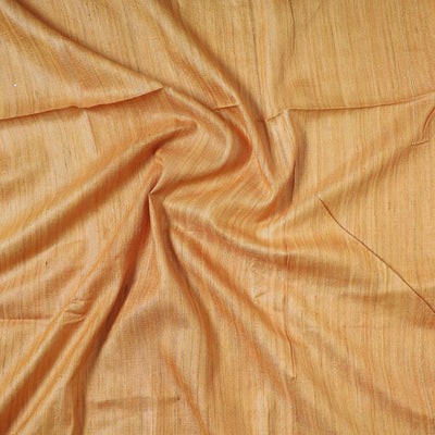 Beige - Vidarbha Tussar Silk Cotton Handloom Precut Fabric (1.9 meter) 48