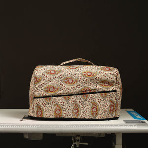 Beige - Handcrafted Cotton Sewing Machine Cover 05