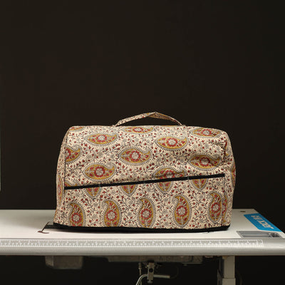 Beige - Handcrafted Cotton Sewing Machine Cover 05