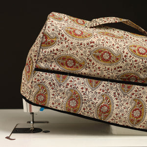 Beige - Handcrafted Cotton Sewing Machine Cover 05