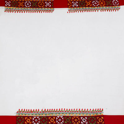 Bengal Kantha Embroidery Cotton Blouse Piece 18