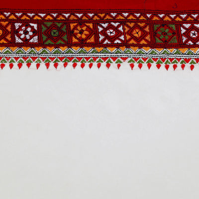 Bengal Kantha Embroidery Cotton Blouse Piece 18