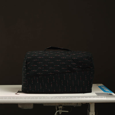 Black - Handcrafted Cotton Sewing Machine Cover 06