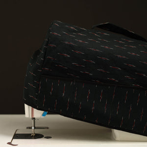 Black - Handcrafted Cotton Sewing Machine Cover 06