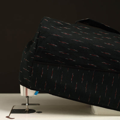 Black - Handcrafted Cotton Sewing Machine Cover 06