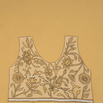 Bengal Kantha Embroidery Cotton Blouse Piece 36