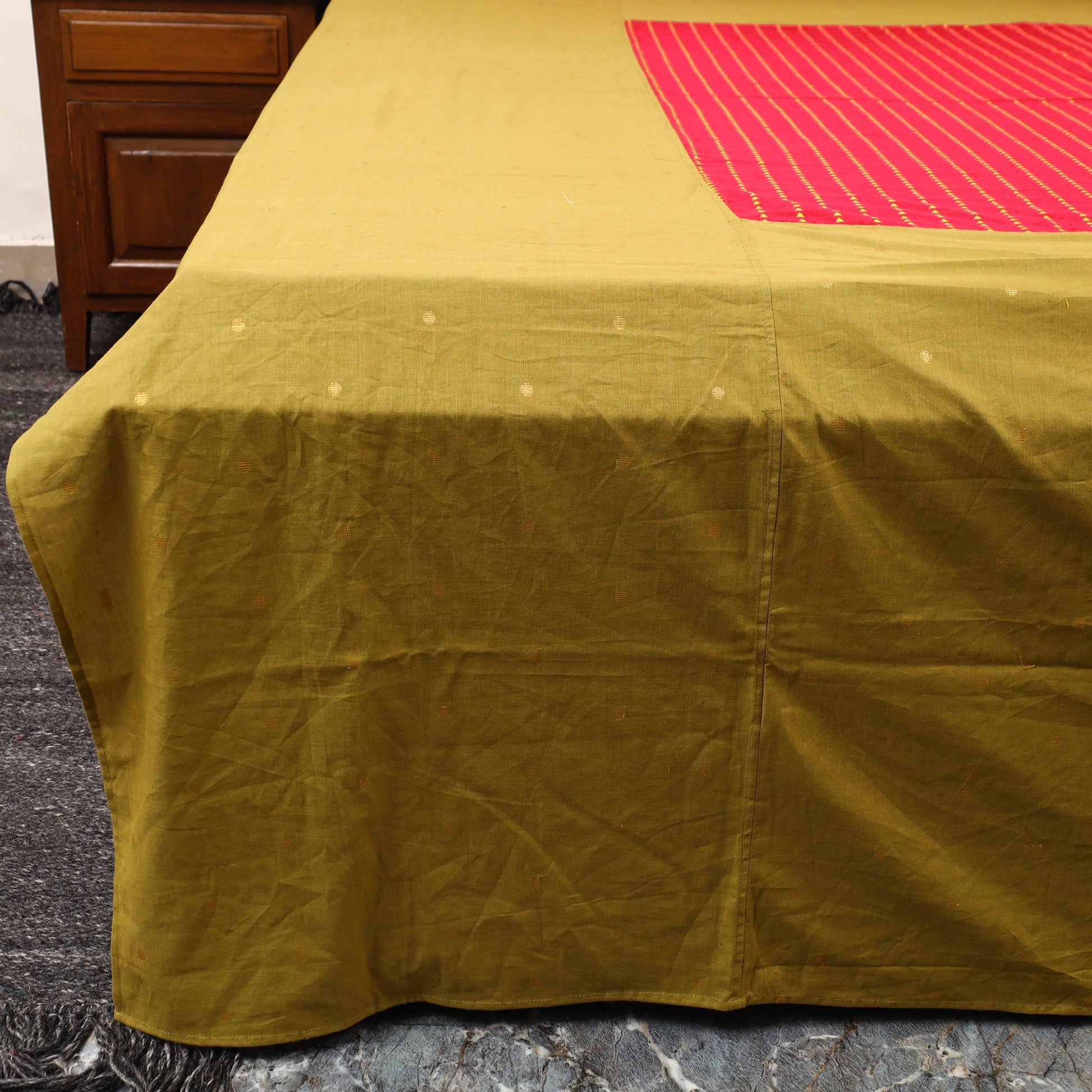 Patchwork Cotton Double Jacquard Bedsheet Set 20