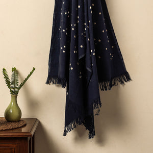 Black - Bandhani Tie-Dye Handloom Cotton Towel