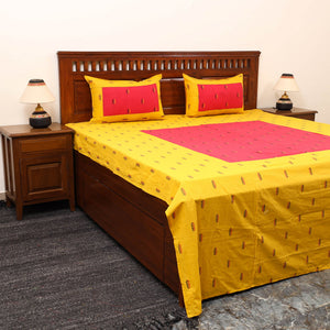 Patchwork Cotton Double Jacquard Bedsheet Set 21