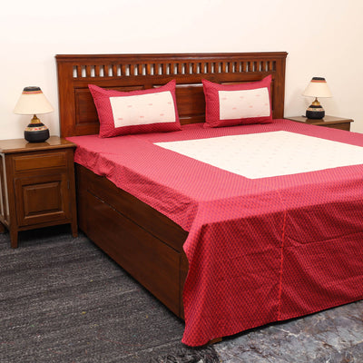 Patchwork Cotton Double Jacquard Bedsheet Set 23