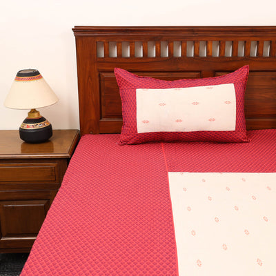 Patchwork Cotton Double Jacquard Bedsheet Set 23