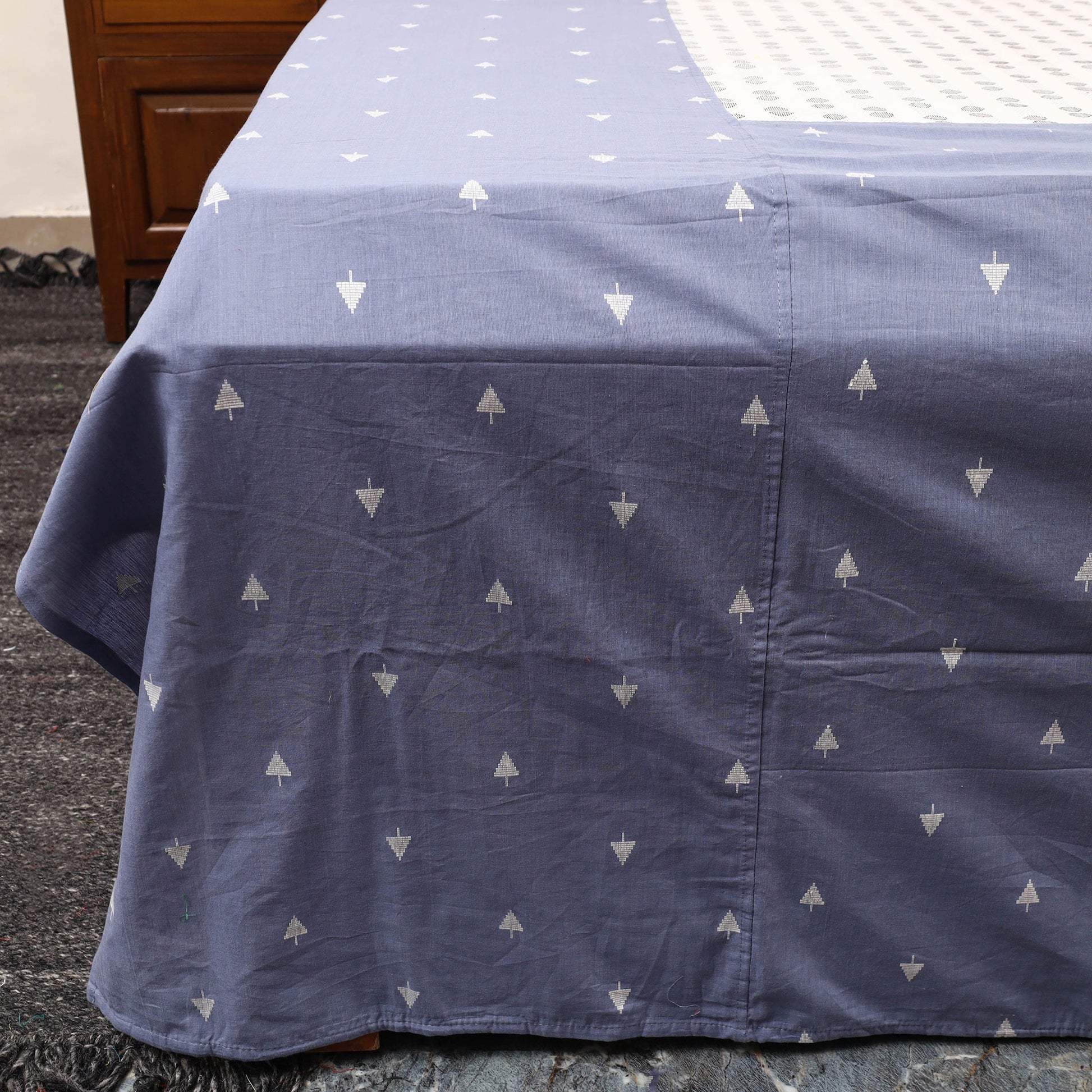 Patchwork Cotton Double Jacquard Bedsheet Set 24