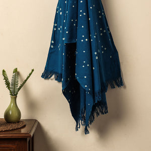 Blue - Bandhani Tie-Dye Handloom Cotton Towel