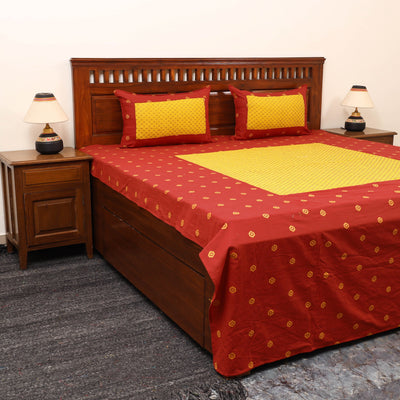 Patchwork Cotton Double Jacquard Bedsheet Set 10
