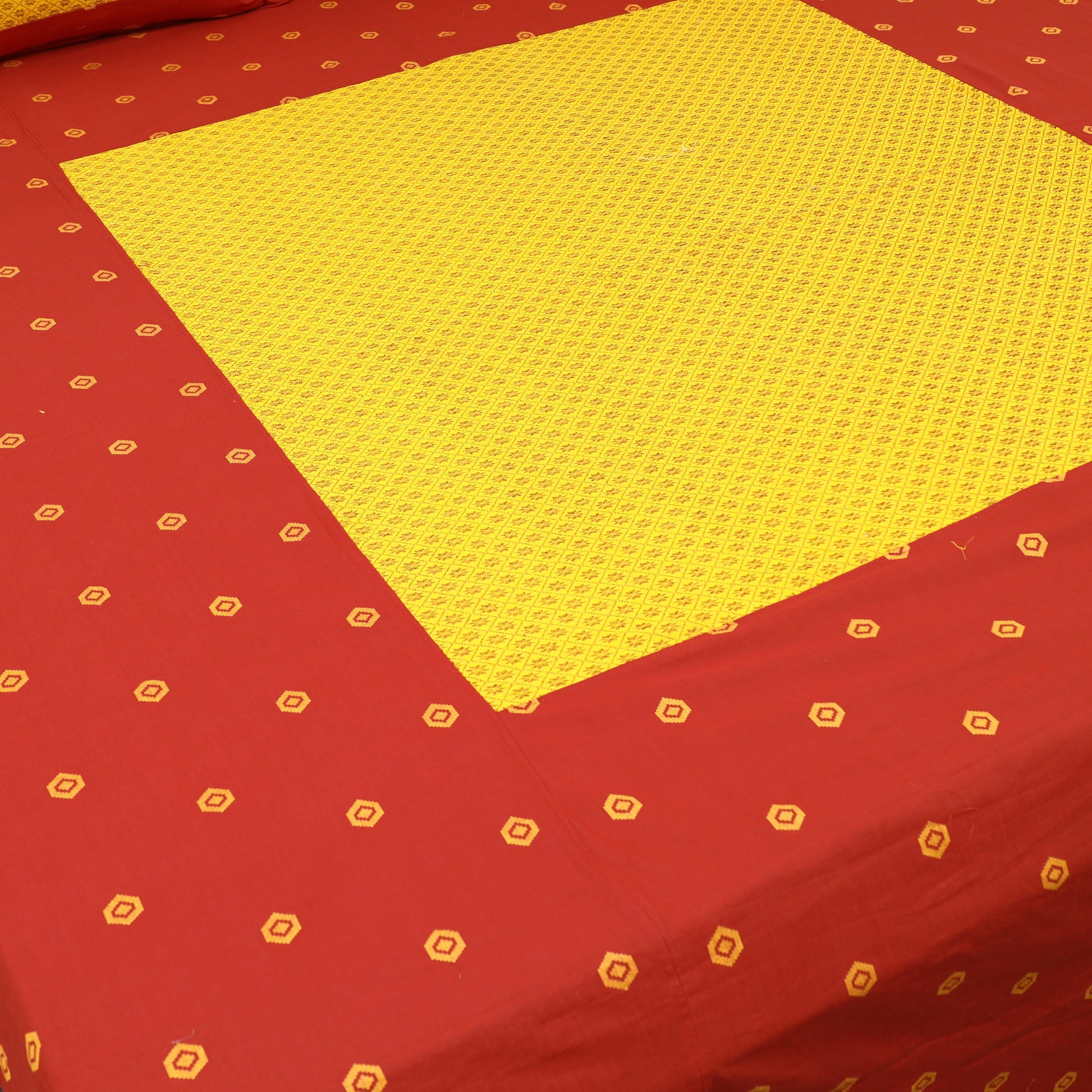 Patchwork Cotton Double Jacquard Bedsheet Set 10