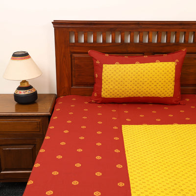 Patchwork Cotton Double Jacquard Bedsheet Set 10