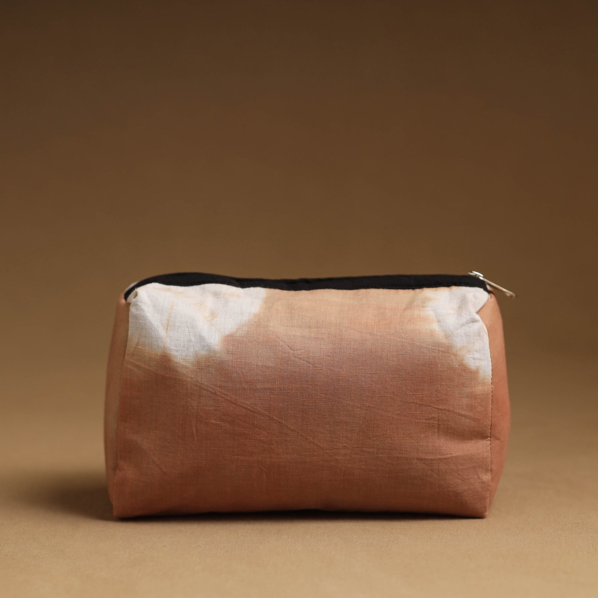 Brown - Handmade Cotton Toiletry Pouch 18