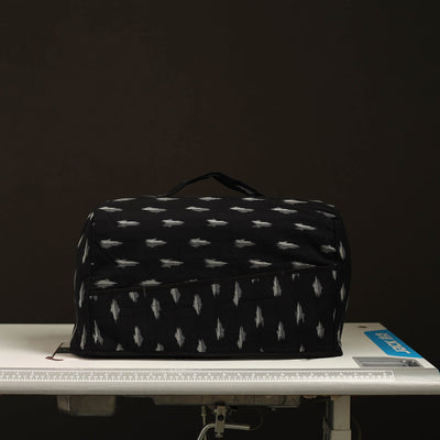 Black - Handcrafted Cotton Sewing Machine Cover 16
