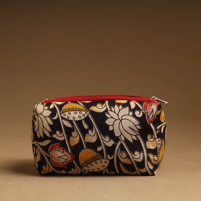 Black - Handmade Cotton Toiletry Pouch 23