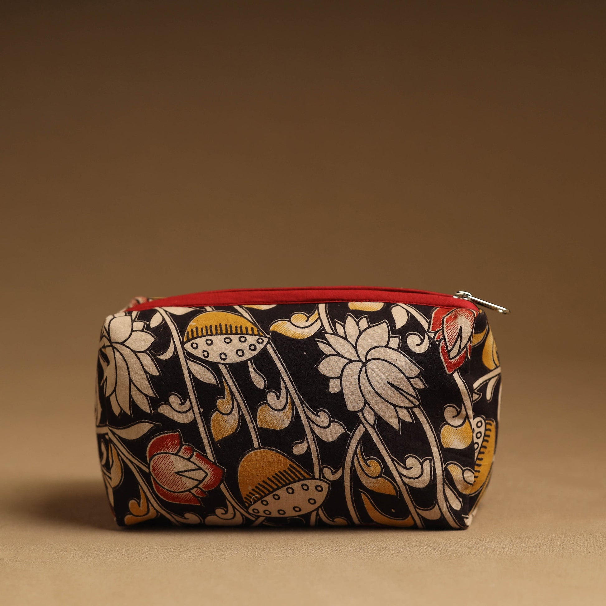 Black - Handmade Cotton Toiletry Pouch 23