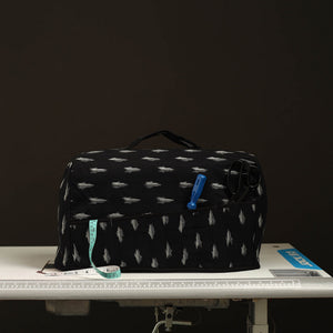 Black - Handcrafted Cotton Sewing Machine Cover 16