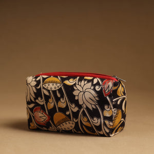 Black - Handmade Cotton Toiletry Pouch 23