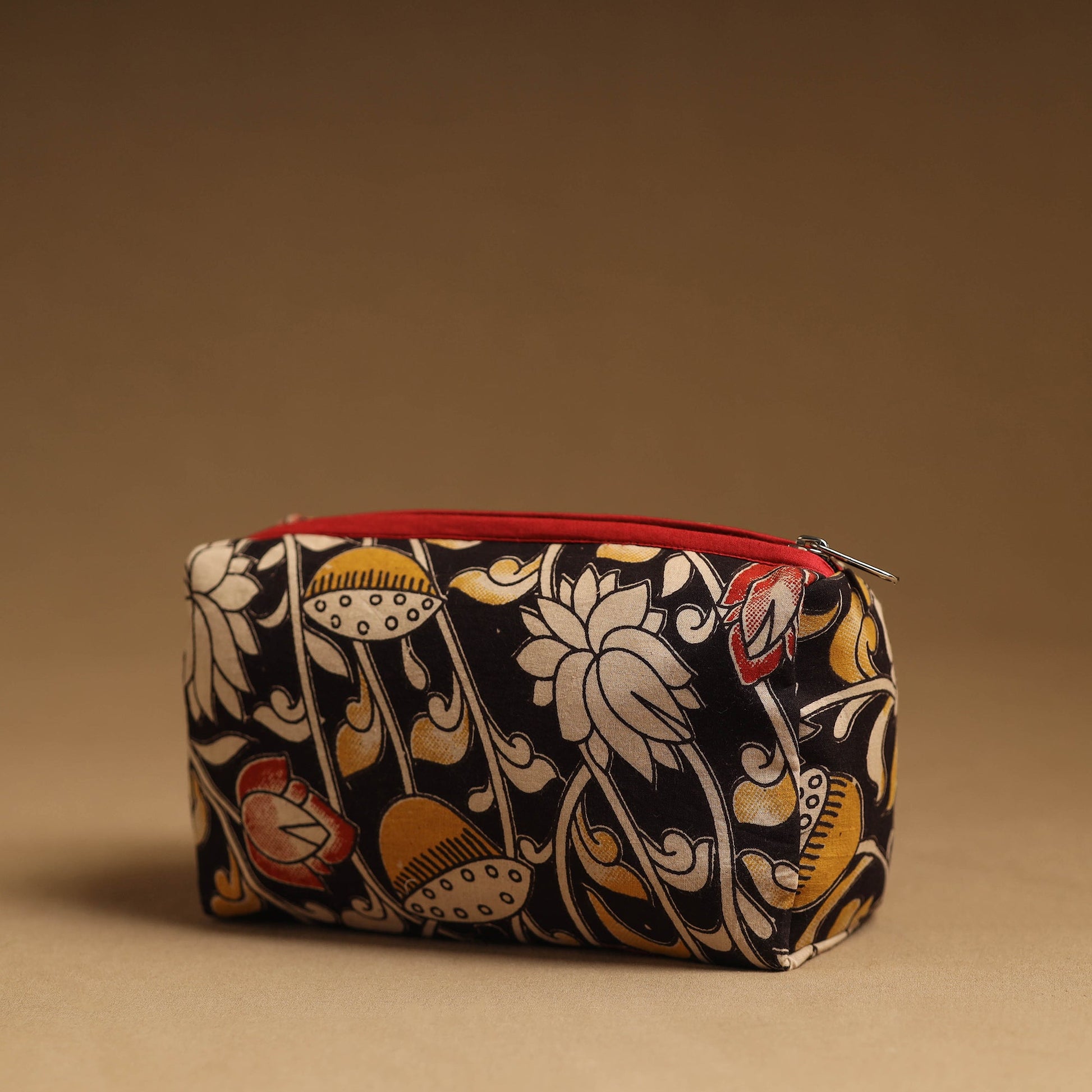 Black - Handmade Cotton Toiletry Pouch 23