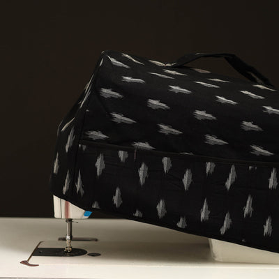 Black - Handcrafted Cotton Sewing Machine Cover 16